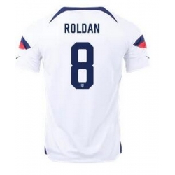 Men US 2022 FIFA Soccer Jersey White 018