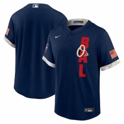 Men's Baltimore Orioles Blank Nike Navy 2021 MLB All-Star Game Replica Jersey