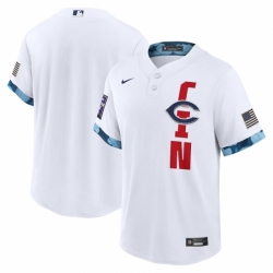 Men's Cincinnati Reds Blank Nike White 2021 MLB All-Star Game Replica Jersey