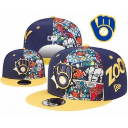 Milwaukee Brewers Snapback Cap 25101 Milwaukee Brewers Snapback Cap 25101