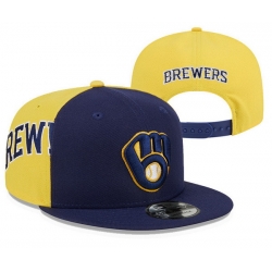 Milwaukee Brewers Snapback Cap 25110 Milwaukee Brewers Snapback Cap 25110