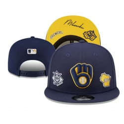 Milwaukee Brewers Snapback Cap 25909 Milwaukee Brewers Snapback Cap 25909
