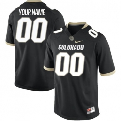 Men Women Youth Nike Colorado Buffaloes Black Custom Game Jersey