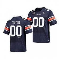 Auburn Tigers Custom Navy Replica Men'S Jersey 0