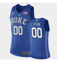 Duke Blue Devils Custom Royal Authentic Men'S Jersey