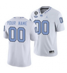 North Carolina Tar Heels Custom White Game Football Replica Jersey