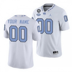 North Carolina Tar Heels Custom White Game Football Replica Jersey