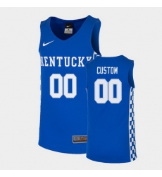 Kentucky Wildcats Custom Royal Replica College Basketball Jersey