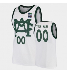 Michigan State Spartans Custom White 2019 Final Four Vault Mac Replica Jersey