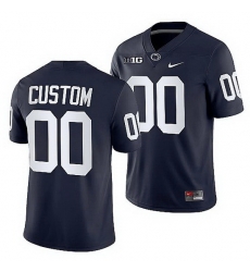 penn state nittany lions custom navy college football men jersey