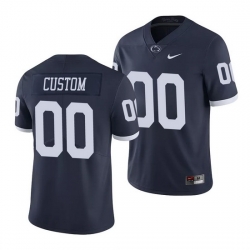 penn state nittany lions custom navy limited men's jersey