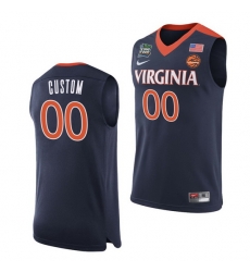 Virginia Cavaliers Custom Navy Home Men'S Jersey