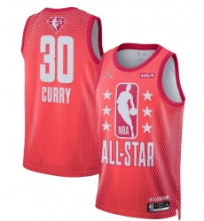 Men 2022 All Star 30 Stephen Curry Maroon Stitched Basketball Jersey