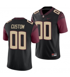 Men Women Youth Florida State Seminoles Nike Custom Jersey Black