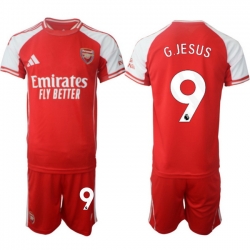 Men Arsenal 2026 Soccer Jerseys Red #9 G.JESUS