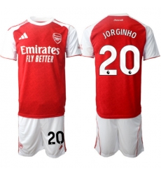 Men Arsenal 2026 Soccer Jerseys Red White #20 JORGINHO Men Arsenal 2026 Soccer Jerseys Red White #20 JORGINHO