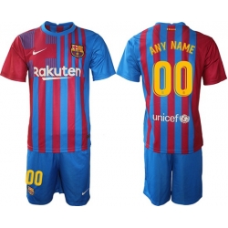 Men Barcelona Soccer Jersey 089 Customized