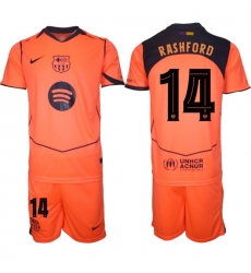 Men FC Barcelona 2026 Soccer Jerseys Orange #14 RASHFORD (2) Men FC Barcelona 2026 Soccer Jerseys Orange #14 RASHFORD (2)