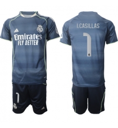 Men Real Madrid 2026 Soccer Jerseys DarkBlue #1 I.CASILLAS Men Real Madrid 2026 Soccer Jerseys DarkBlue #1 I.CASILLAS