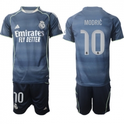 Men Real Madrid 2026 Soccer Jerseys DarkBlue #10 MODRIC