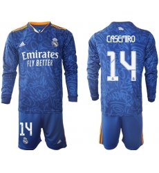 Men Real Madrid Long Sleeve Soccer Jerseys 530