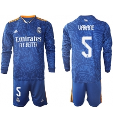 Men Real Madrid Long Sleeve Soccer Jerseys 540