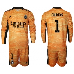 Men Real Madrid Long Sleeve Soccer Jerseys 553