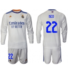 Men Real Madrid Long Sleeve Soccer Jerseys 563