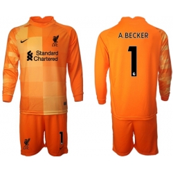 Men Liverpool Long Sleeve Soccer Jerseys 521