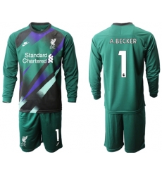 Men Liverpool Long Sleeve Soccer Jerseys 523