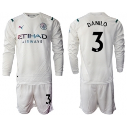 Men Manchester City Long Sleeve Soccer Jerseys 535