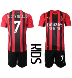 Kids AC Milan Soccer Jerseys 019