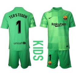 Kids Barcelona Soccer Jerseys 017