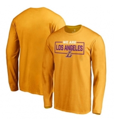 Los Angeles Lakers Men Long T Shirt 009