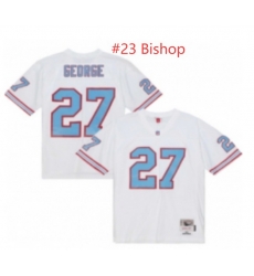 Men Tennessee Titans Blaine Bishop #23 White NFL Stitched Jersey