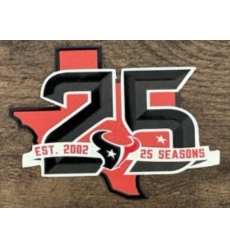 Texans 25 Anniversary Jersey Patch 02