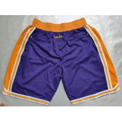 Los Angeles Lakers Basketball Shorts 014