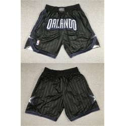 Men Orlando Magic Black Shorts