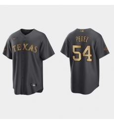 Men Martin Perez Texas Rangers 2022 Mlb All Star Game Charcoal  Jersey