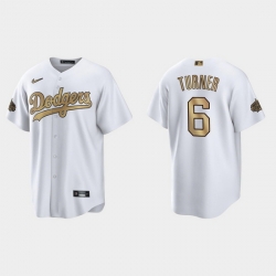 Men Trea Turner Los Angeles Dodgers 2022 Mlb All Star Game White  Jersey