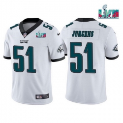 Men Women Youth Toddler Philadelphia Eagles 51 Cam Jurgens White Super Bowl LVII Vapor Untouchable Limited Stitched Jersey