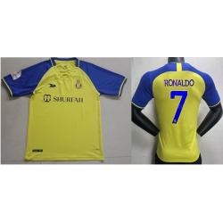 Men Women Youth Al-Nassr FC Cristiano Ronaldo Home Soccer Jersey