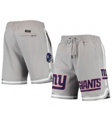 Men New York Giants Gray Shorts