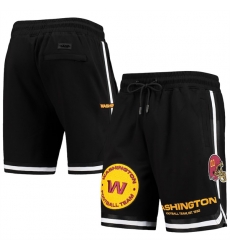 Men Washington Commanders Black Shorts