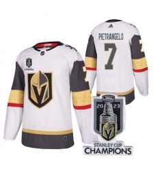 Men Women Youth Vegas Golden Knights #7 Alex Pietrangelo White 2023 Stanley Cup Champions Stitched Jersey