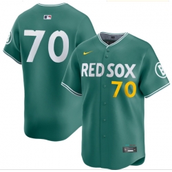 Red Sox #70 Green Baseball Jersey