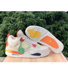 Air Jordan 4 x J Balvin Medellín Sunset Orange Men Shoes