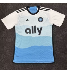 Charlotte FC Blue White Soccer Jersey Customized