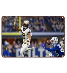 New Orleans Saints Aluminum Sign 12x8 Inch Chris Olave 001