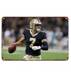 New Orleans Saints Aluminum Sign 12x8 Inch Taysom Hill 005